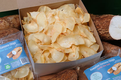 Garlic Sea Salt Cassava Chips – Handcrafted in Hawaii 4 oz