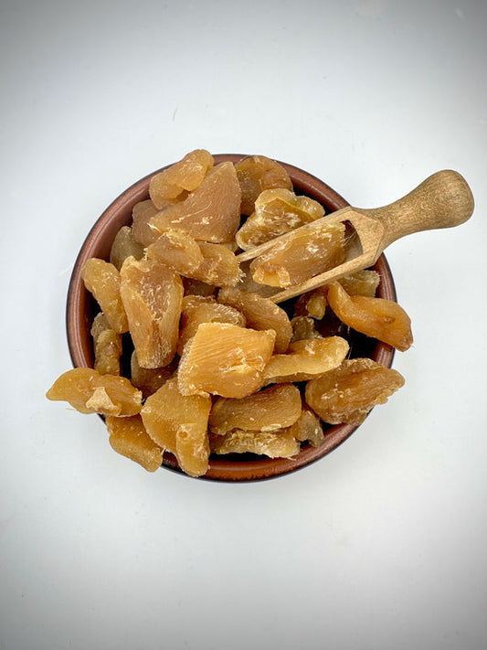 Artisanal Crystallized Ginger | Zingiber Officinale | Pure & Natural Dried Delight - No Sugar Added