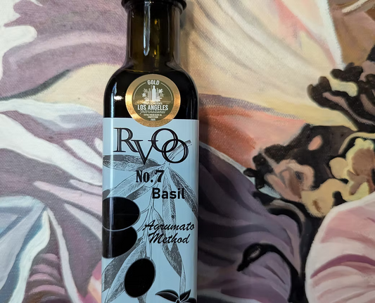 Organic Basil Olive Oil - Single Bottle 250ml - 2024 Harvest