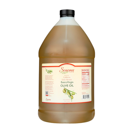 Extra Virgin Olive Oil | 2023 Crop | Cold Pressed | 1 Gallon / 3.8 Liters