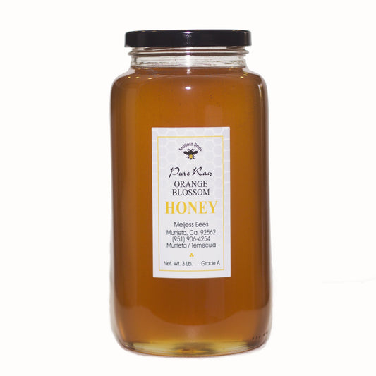 MELJESS BEES Orange Blossom Honey (3lbs)