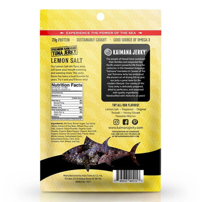 Lemon Salt Ahi Tuna Jerky – Small Batch, Wild-Caught in Hawaii