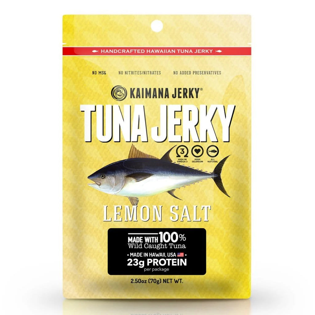 Lemon Salt Ahi Tuna Jerky – Small Batch, Wild-Caught in Hawaii