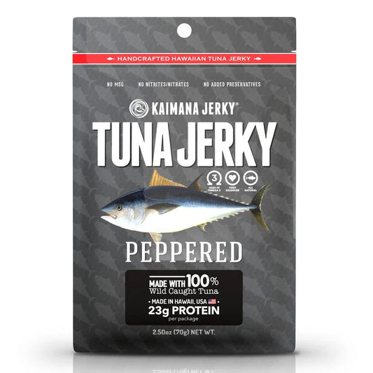 Peppered Ahi Tuna Jerky – Sweet & Spicy, Handcrafted in Hawaii