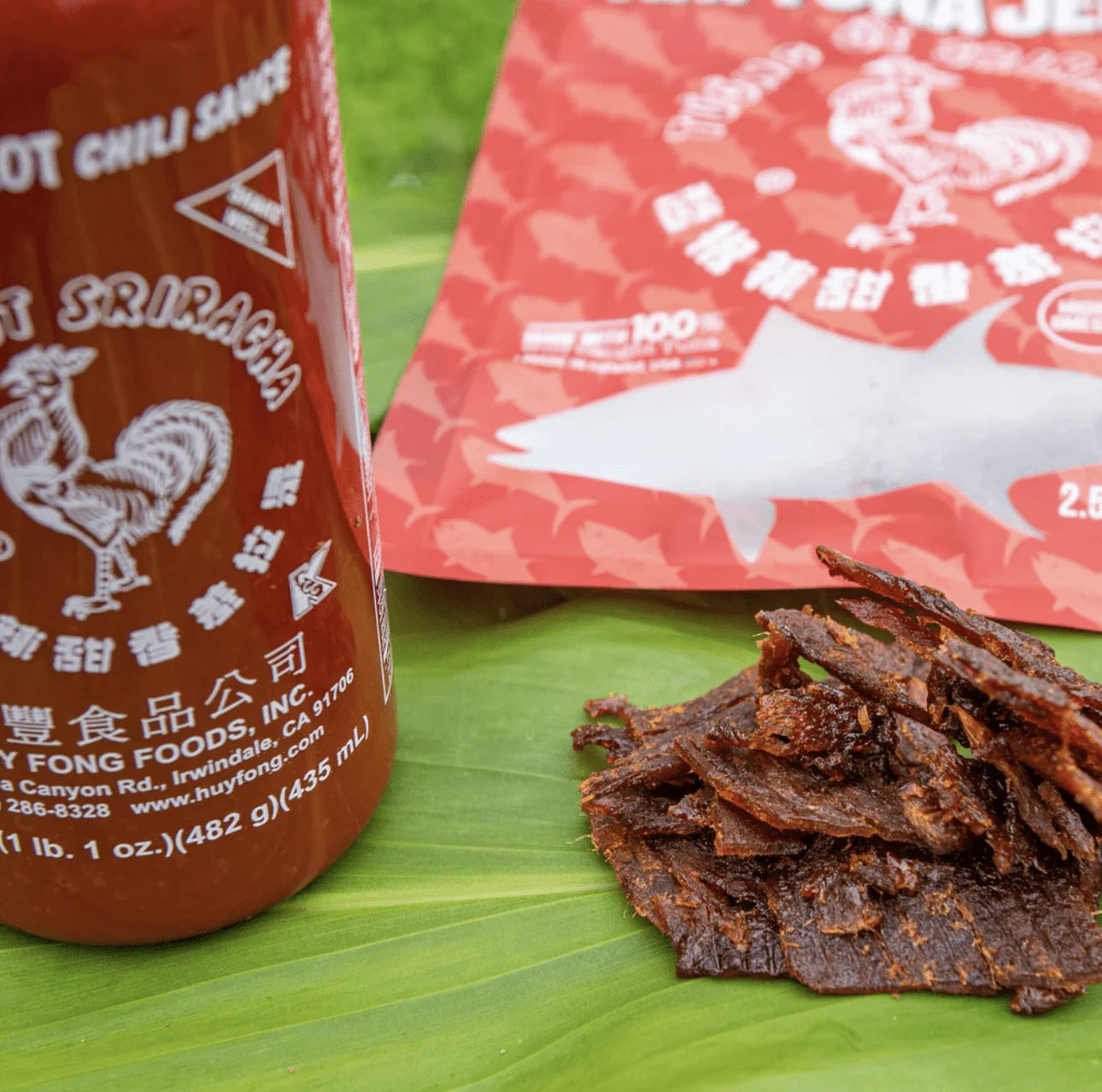 Sriracha Ahi Tuna Jerky – Officially Sanctioned by Huy Fong Foods