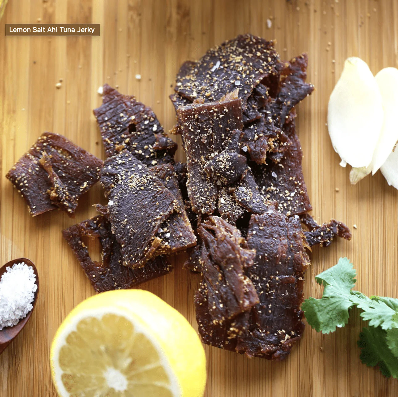 Lemon Salt Ahi Tuna Jerky – Small Batch, Wild-Caught in Hawaii