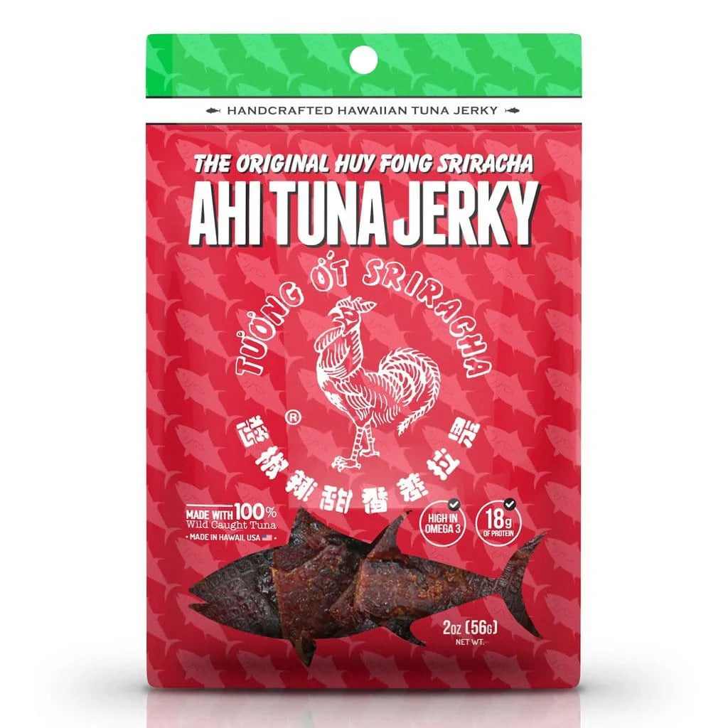 Sriracha Ahi Tuna Jerky – Officially Sanctioned by Huy Fong Foods