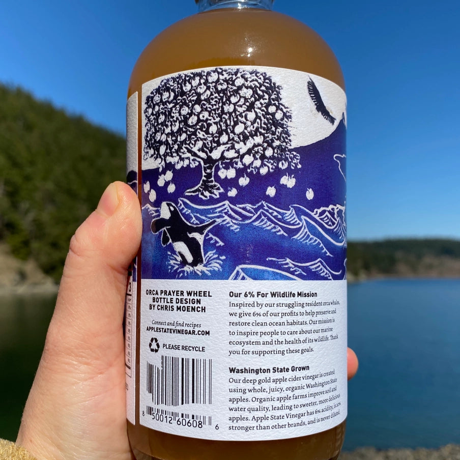 Organic Raw Apple State Vinegar (6% acidity)