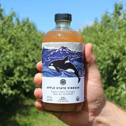 Organic Raw Apple State Vinegar (6% acidity)
