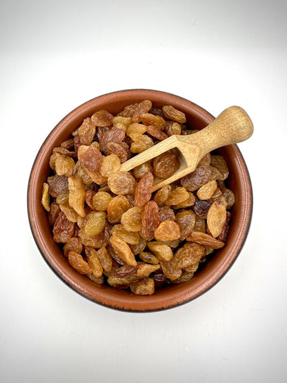 100% Greek Organic Golden Dried Sultana Raisins (3 oz)
