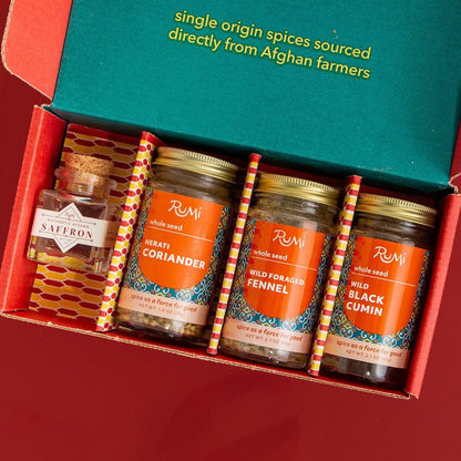 Afghan Whole Spice Gift Set - Authentic Handpicked Spices